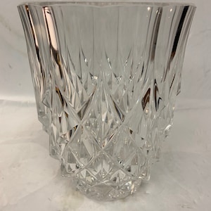 Vintage Val St Lambert Signed Crystal Vase
