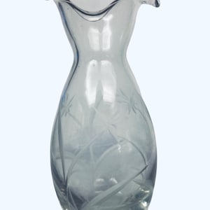 Lenox Floral Hand Cut Crystal Vase