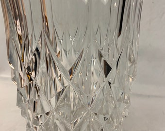 Vintage Val St Lambert Signed Crystal Vase - Etsy