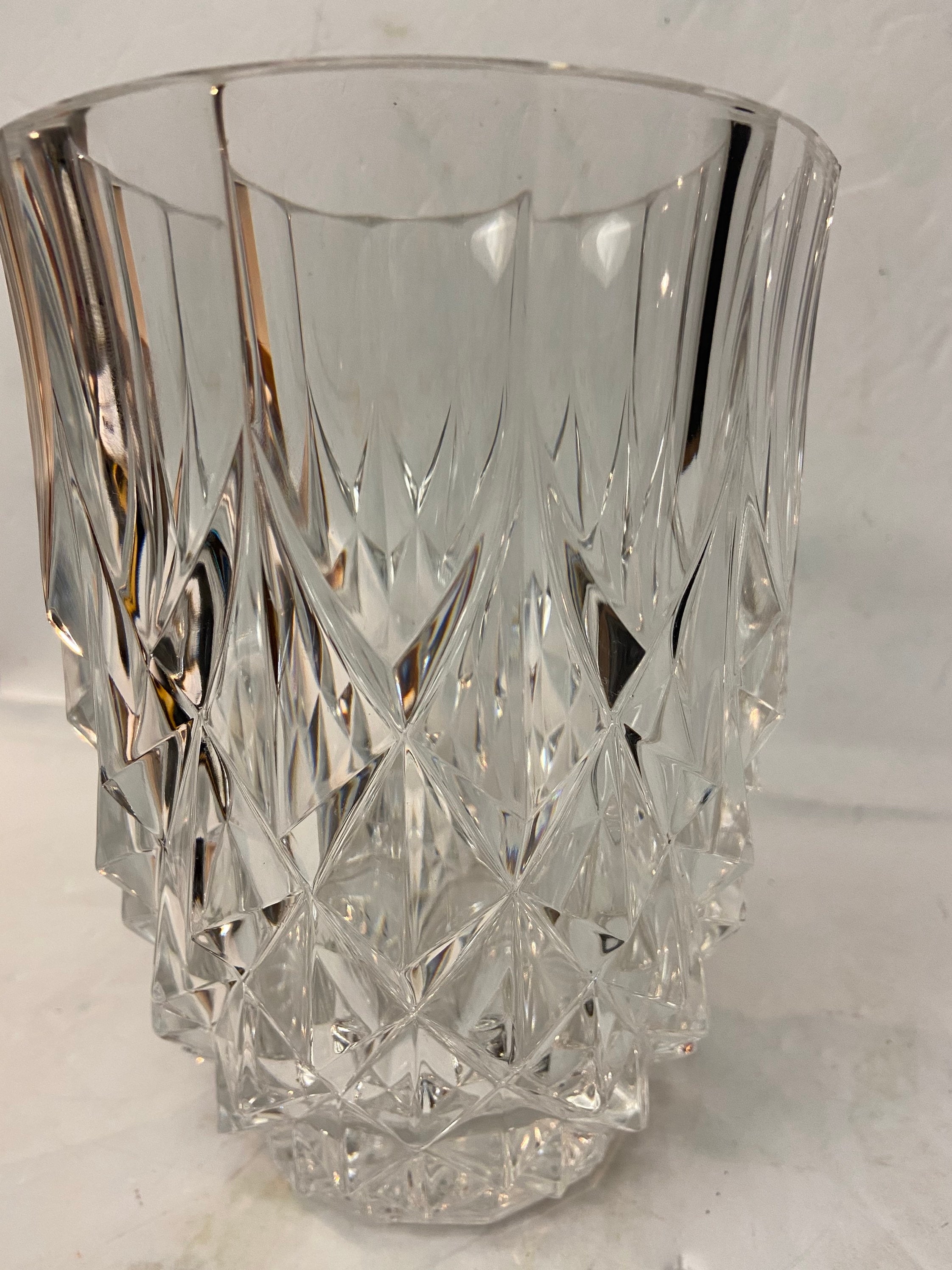 5147 美品 レア Val Saint Lambert 花瓶 クリスタル Vintage Val St Lambert Signed Crystal Vase - Etsy