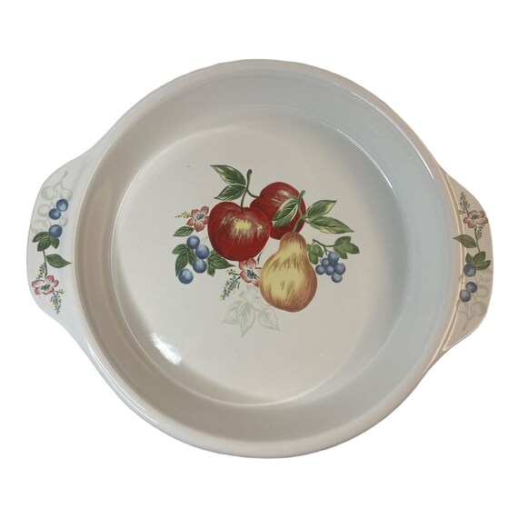 Corelle Chutney Fruit Pie Plate Etsy