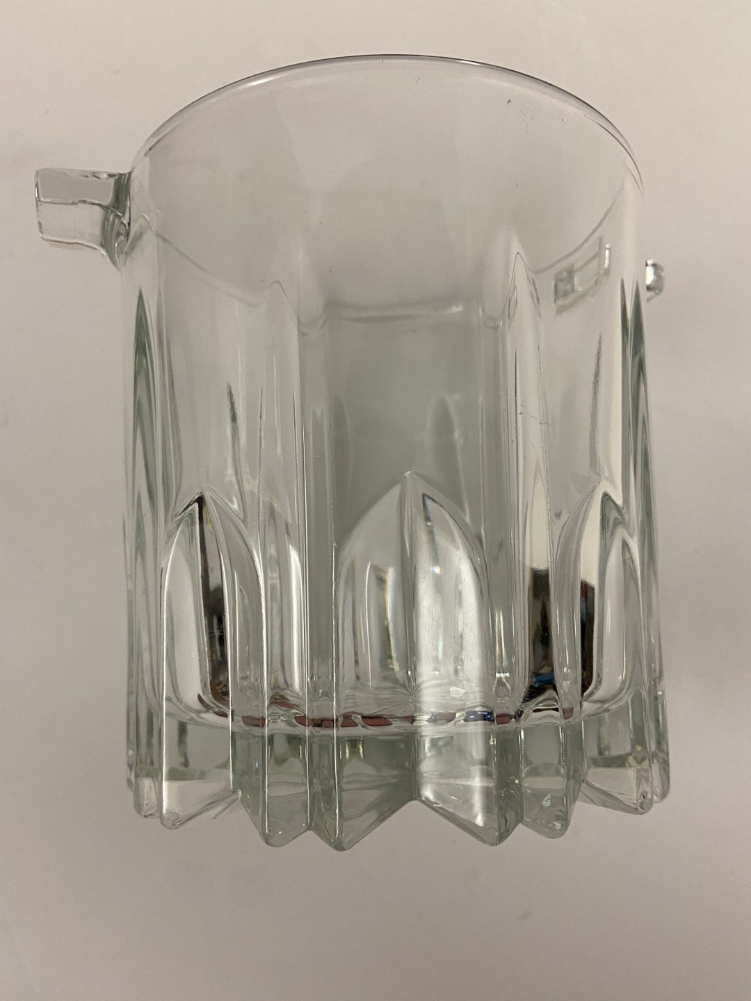 Small Vintage Crystal Ice Bucket Etsy