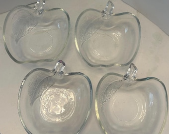 Vintage apple shaped bowls, set of 4