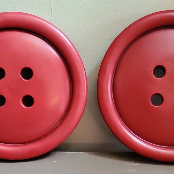 Button Wall Art Etsy