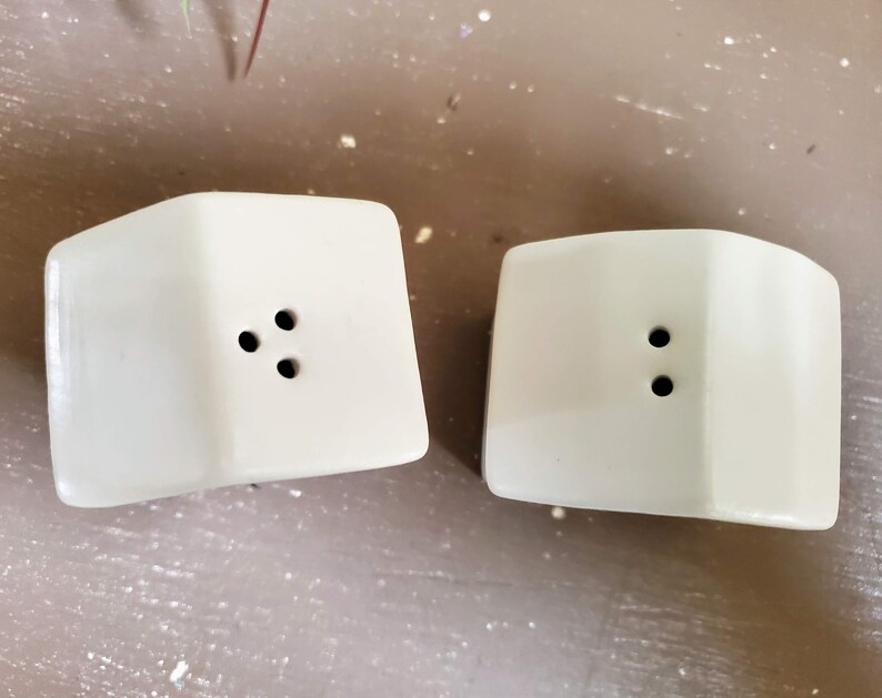 Farmhouse Salt and Pepper Shakers House Barn White Decor Etsy