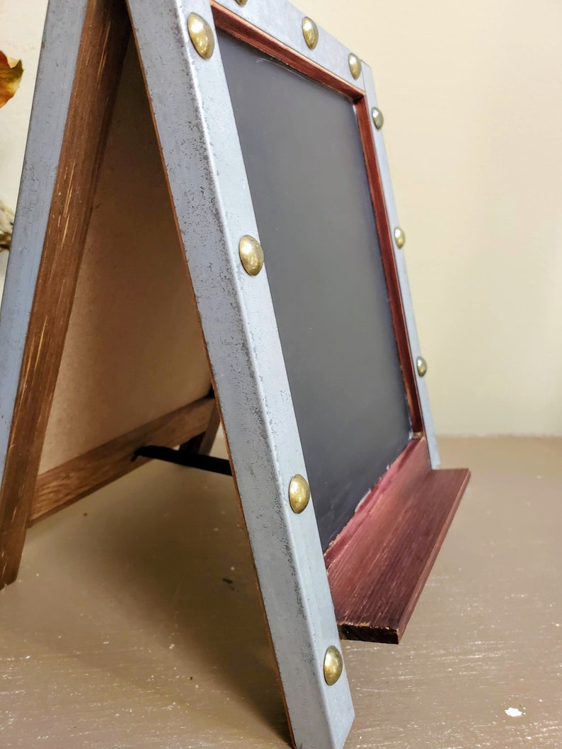 Countertop Chalkboard Easel Sign Tabletop Kitchen Message Etsy