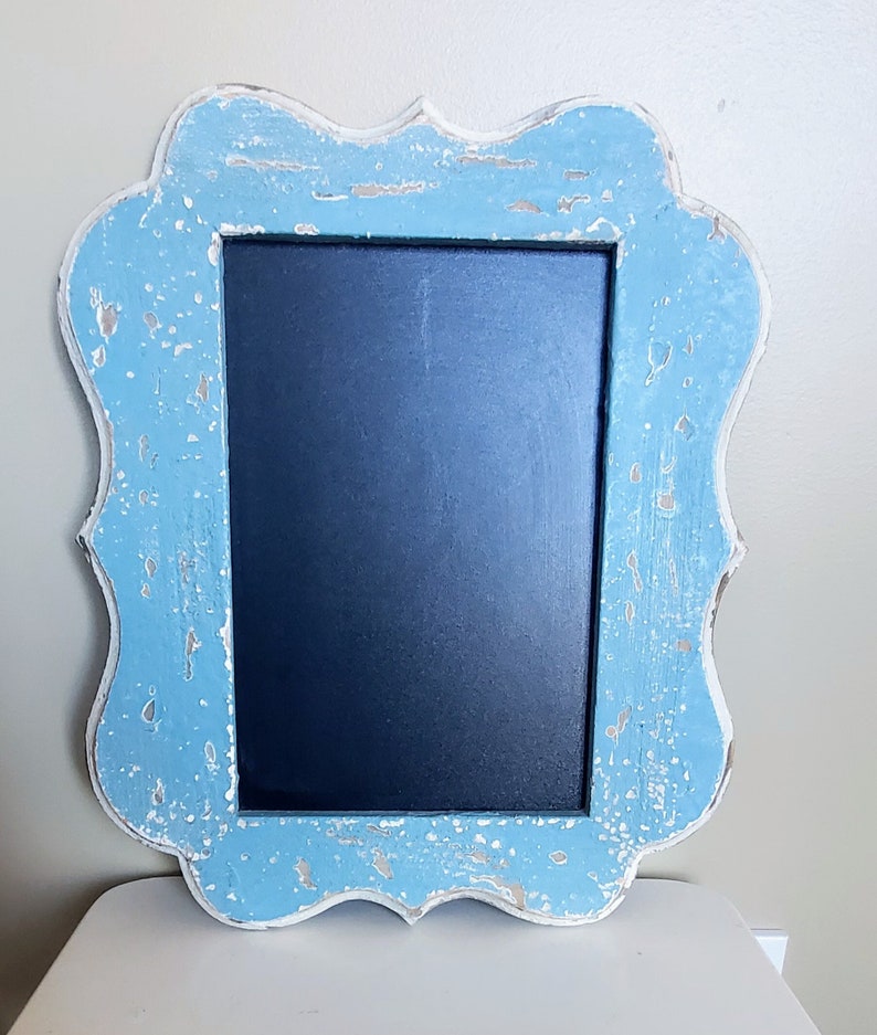 Wall Hanging Chalkboard Small Distressed Chalk Board Rustic Kitchen