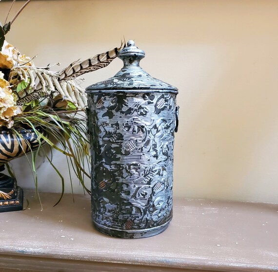 Deluxe Metal Bucket With Lid and Handles Aluminum Painted Etsy