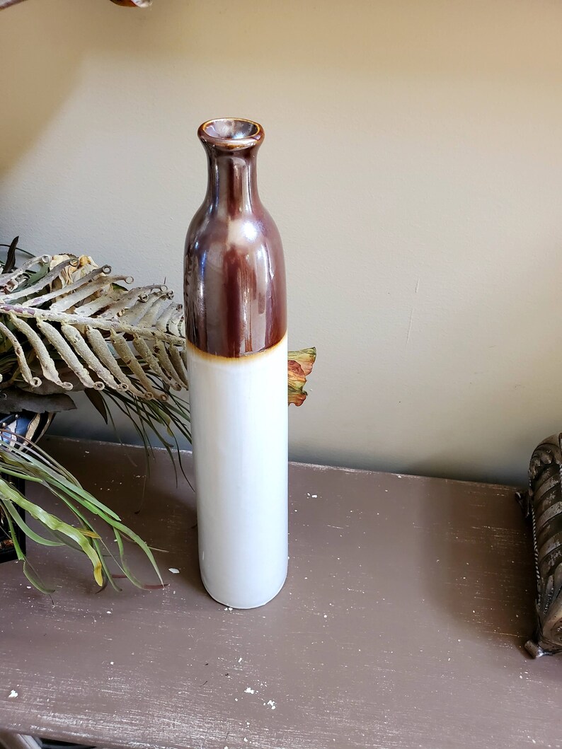 Tall Skinny Vase Vintage Bud Home Decor Flower Ceramic Retro Etsy