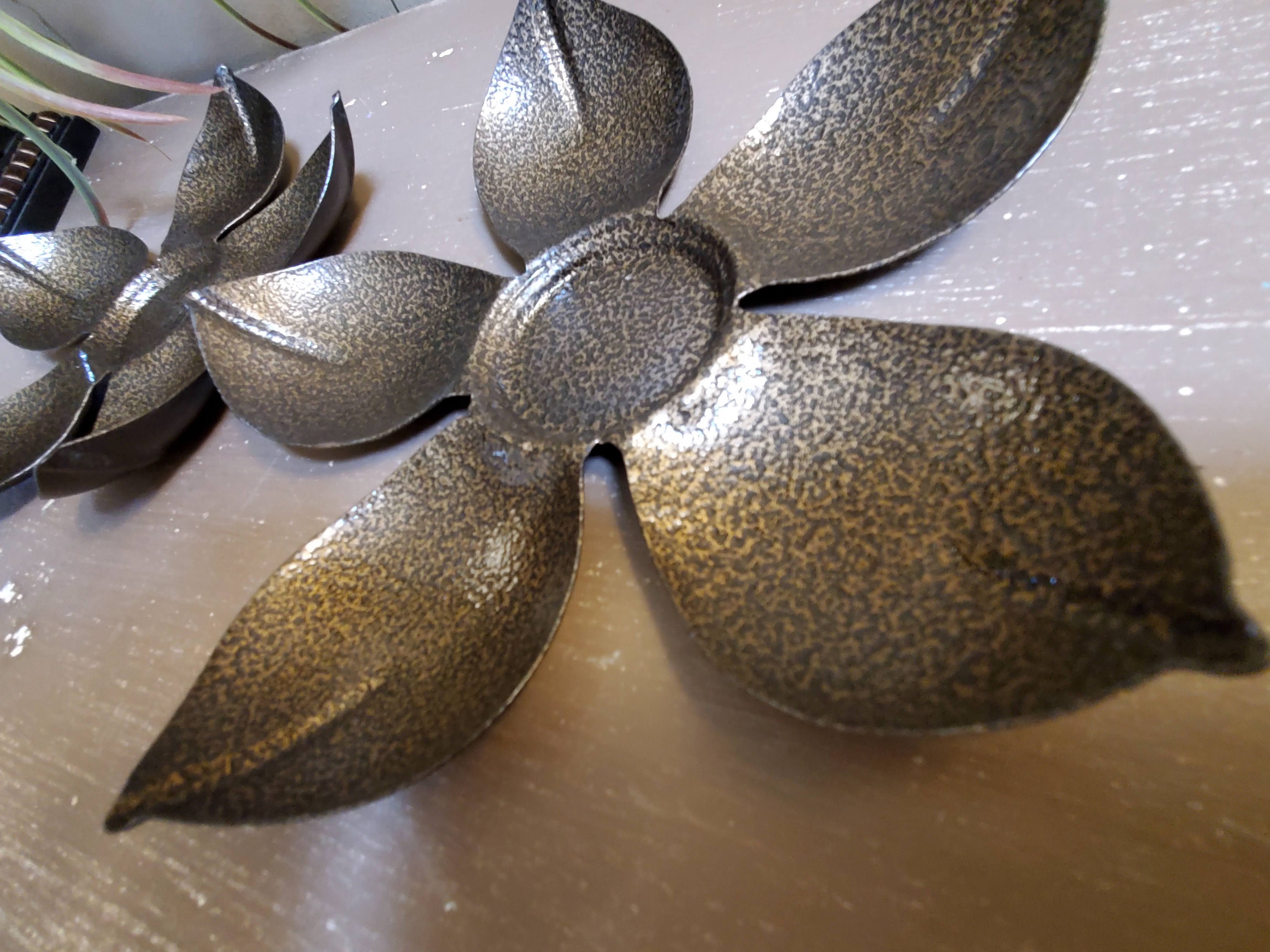 Flower Shaped Tealight Holder Set Candle Decorative Decor Etsy