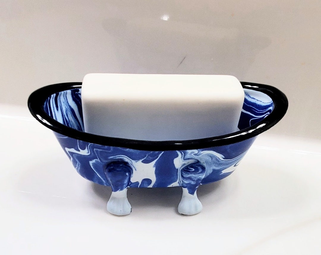 Bathtub Soap Dish Bathroom Decor Holder Vintage Unique Housewarming ...