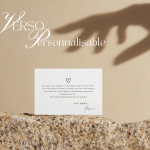 Carte Demoiselle d’honneur Témoin Personnalisée prénom déclaration demande annonce mariage amie amitié fiançailles enveloppe famille image 3