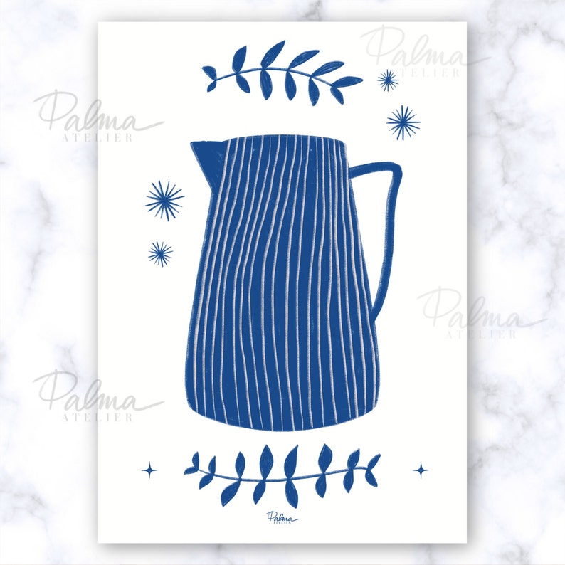 The blue pitcher image 7