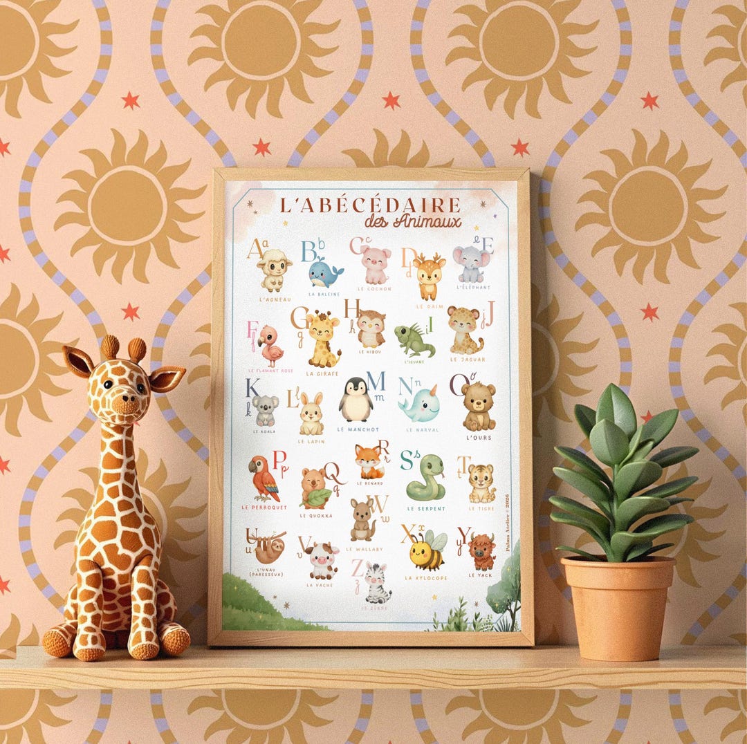 Animal Alphabet Book: Illustrated Alphabet, Learn to Write and Read ...