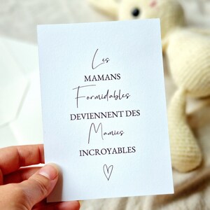 Carte Annonce Grossesse Phrase Personnalisée Surprise Bonne nouvelle Tata Tonton Mamie Papi Parrain Papa Maman bébé parents famille 2024 image 4