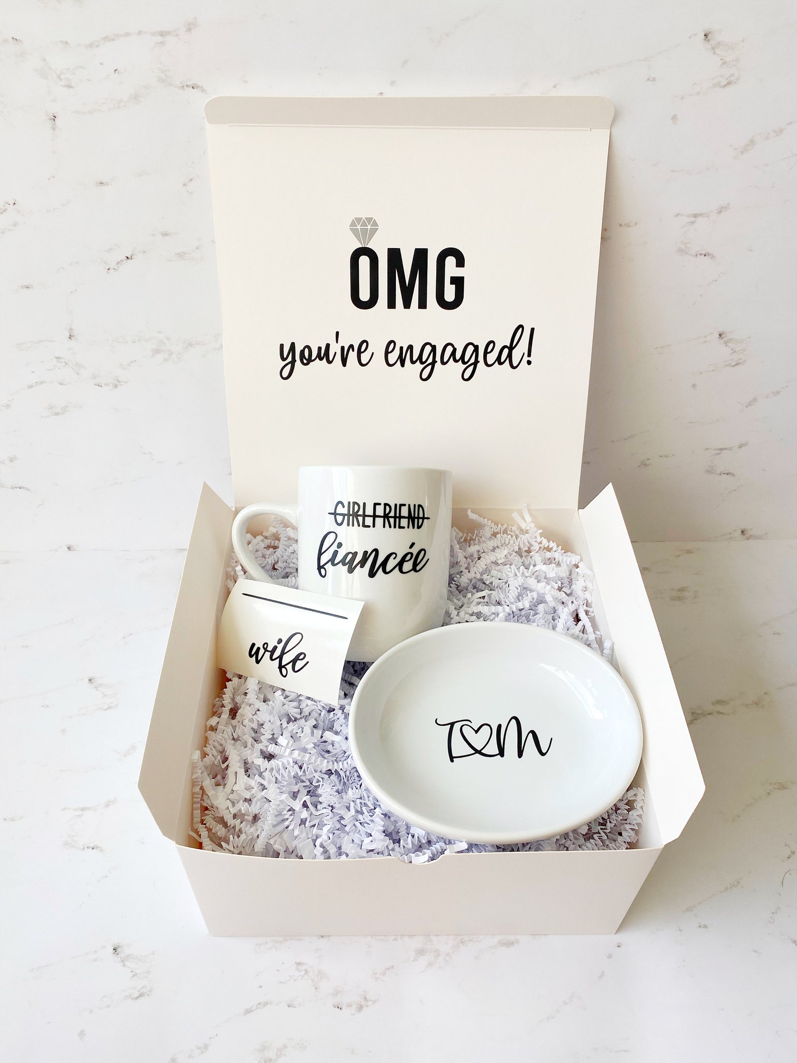 Build Your Own Engagement Gift Box Engagement Gift Set Bride to Be Gift