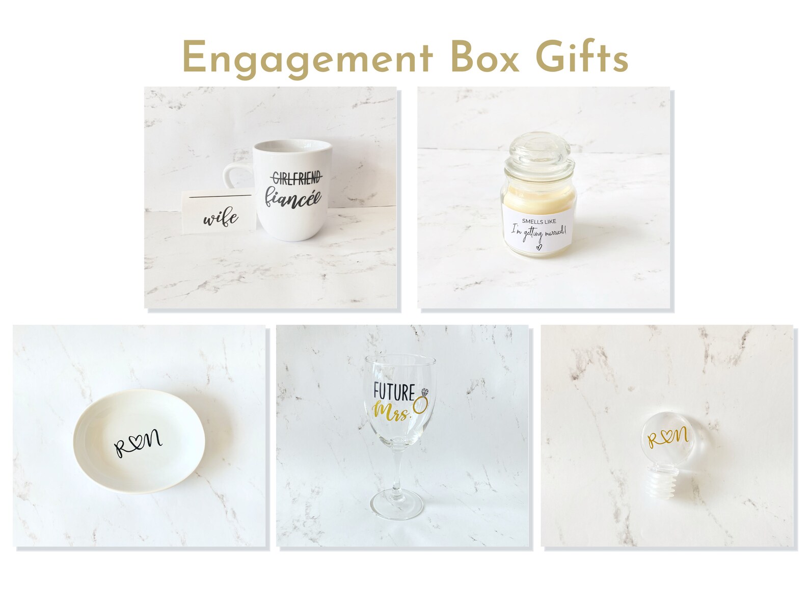 Build Your Own Engagement Gift Box Engagement Gift Set Bride to Be Gift