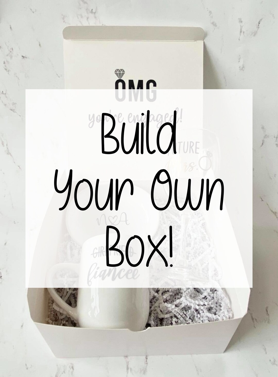 Build Your Own Engagement Gift Box Engagement Gift Set Bride to Be Gift