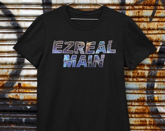 League of Legends | Ezreal Main T-Shirt | Gaming T-Shirt | Black Unisex T-Shirt | Perfect Gift for Gamers and League Fans