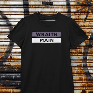 Apex Legends | Wraith Main T-Shirt | Gaming T-Shirt | Black Unisex T-Shirt | Perfect Gift for Gamers and Apex Legends Fans