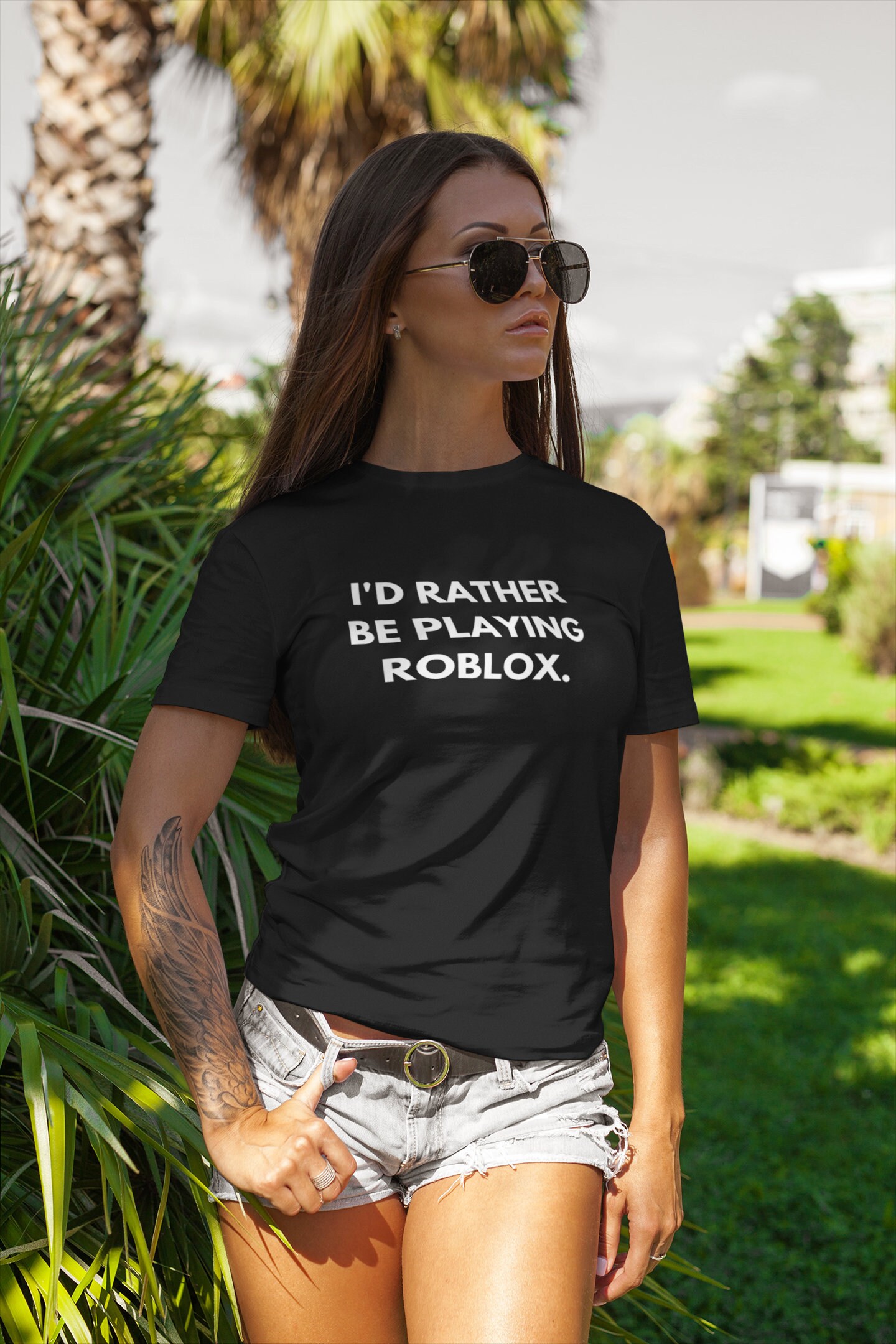 I'd Rather Be Playing Roblox T-Shirt - Child & Adults - – Furniture City  Graphics