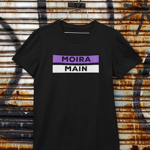 Overwatch 2 | Moira Main T-Shirt | Gaming T-Shirt | Black Unisex T-Shirt | Perfect Gift for Gamers and Overwatch Fans