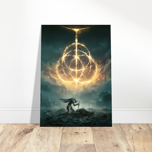 Elden Ring | Lands Between Poster | Premium Semi-Glossy Paper | Perfect Gift for Elden Ring Fans