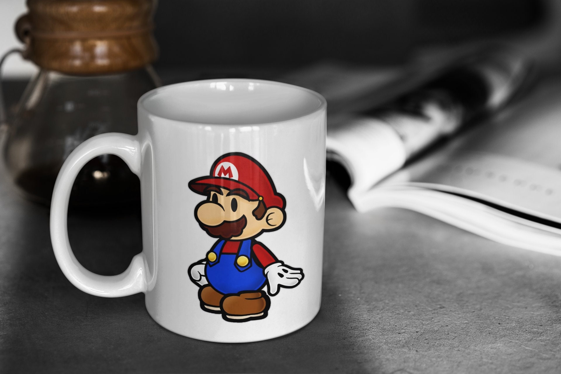 NINTENDO: Nintendo Super Mario Bros Mario Mug + Tirelire Nintendo -  Vendiloshop
