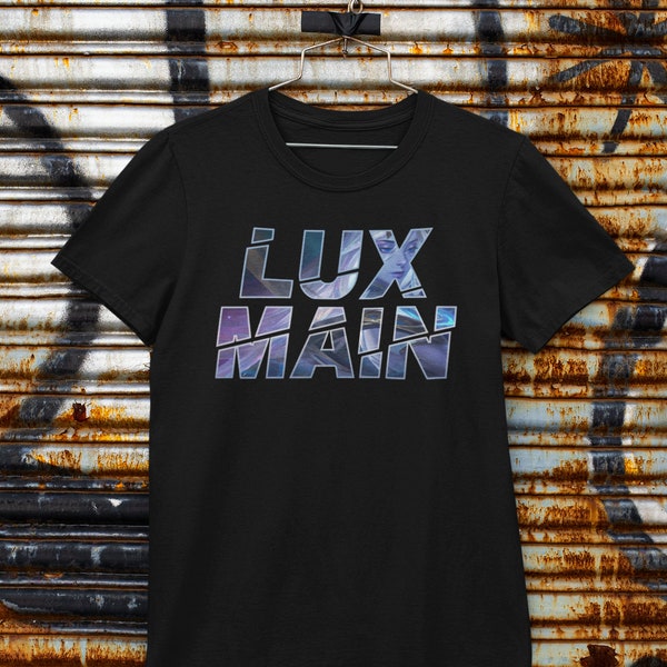 League of Legends | Lux Main T-Shirt | Gaming T-Shirt | Black Unisex T-Shirt | Perfect Gift for Gamers and League Fans