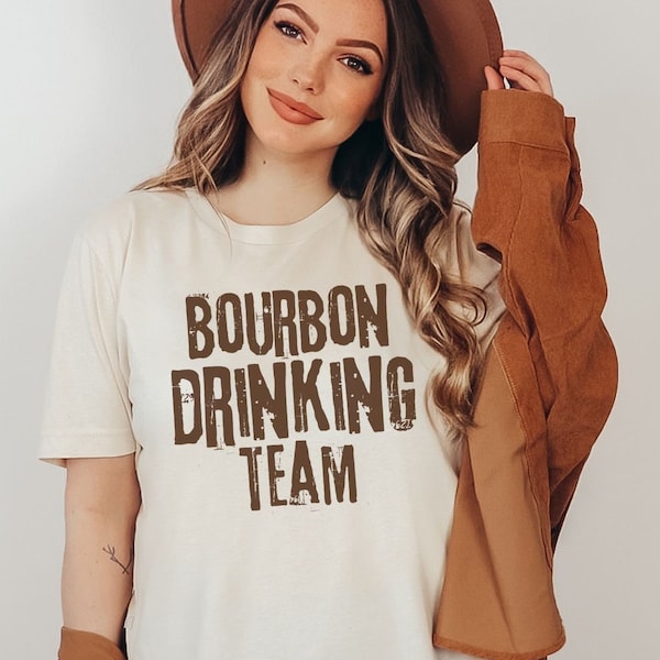 Bourbon Drinking Team T-Shirt: Old Fashioned Whiskey Lover Gift