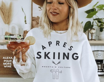 Apres Ski Sweatshirt - Etsy