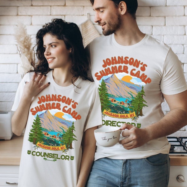 Custom Summer Camping Family Shirts, Camp Counselor Shirt Personalized Camp Counselor Shirt Camping Shirts For Family Matching Camping Shirt