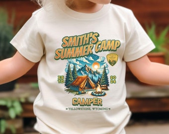 Custom Summer Camp Shirt: Family Camping Tee