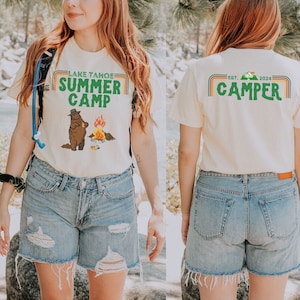 Custom Camp Counselor Shirt, Personalized Camp Counselor Shirt Camping Shirts For Family Vintage Summer Camp Shirts Matching Camping Shirts
