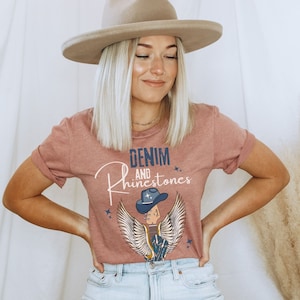 Country Concert Rhinestone T-Shirt: Cowgirl Music Festival Shirt