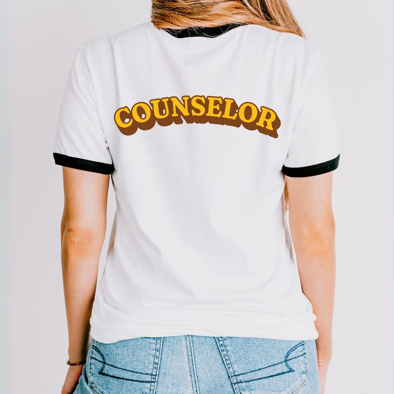 Personalized Retro Summer Camp Ringer Tee: 70s Style Custom Camping Shirt, Retro Summer Camp Matching t-shirts bild 9