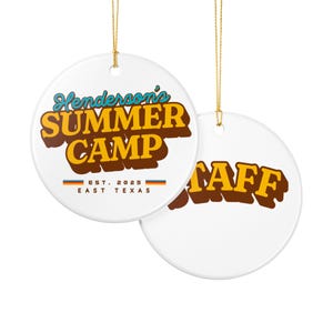 Personalized Retro Summer Camp Ringer Tee: 70s Style Custom Camping Shirt, Retro Summer Camp Matching t-shirts bild 12