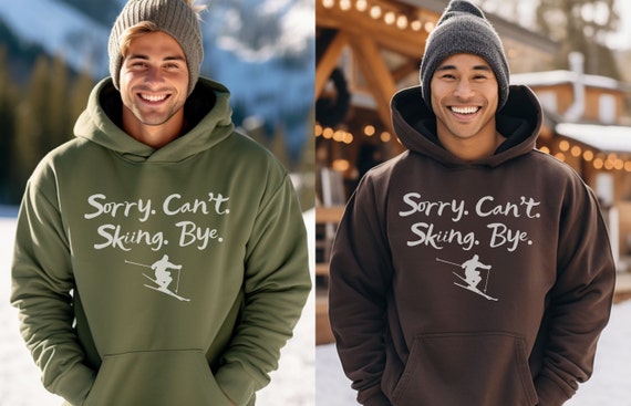 Skiing sweatshirt outlet