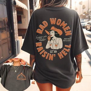 I Support Womens Rights And Wrongs Tee, Feminist girl power rebel tee, vintage inspired graphic tee Empowered Women Shirt, Aesthetic grunge