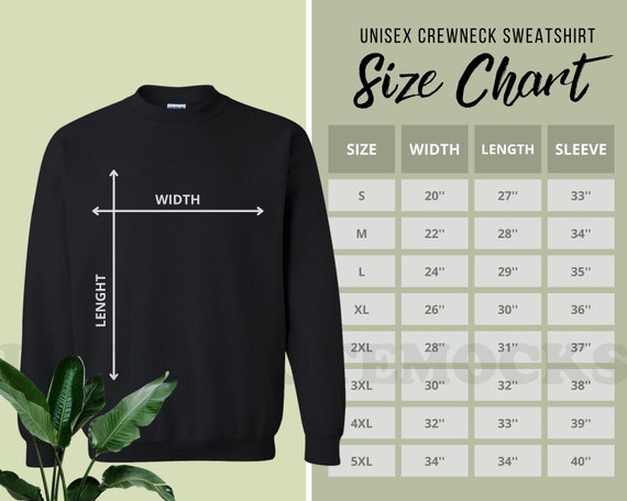 Gildan 18000 Size Chart Gildan 18000 Sweatshirt Size Chart Gildan Size  Guide Heavy Blend Crewneck Sweatshirt Size Guide Size Chart -  Israel