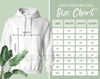 Lane Seven LS12000 Size Chart LS12000 Crop Hoodie Size Guide - Etsy