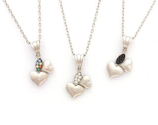 B. Catcher Collana Donna In Argento 925 Con Ciondolo E Zirconi Cubici 5A – Catena Inclusa, Ideale Per Compleanni, Matrimoni, San Valentino, In Confezione Regalo