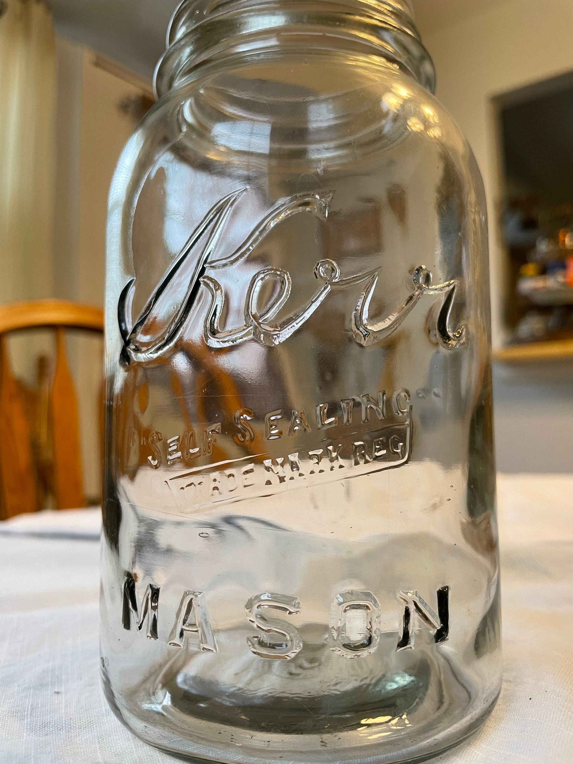 Kerr Mason Jar self Sealing Trademark Reg Etsy