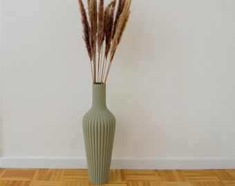 Vase "Ruth" - decorative vase - floor vase - dried flowers - 3D print vase - dried flowers decoration