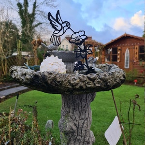 Metal Humming Bird Garden Ornaments