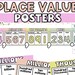 Elementary Math Place Value Posters: Math Classroom Decor (digital ...