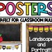 Editable Classroom Posters: Elementary Decor (digital Download) - Etsy