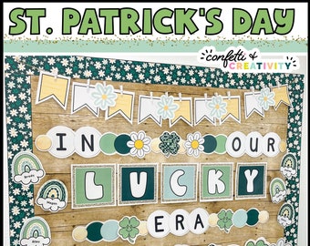 Tableau d'affichage de la Saint-Patrick | Idées de tableau d'affichage de mars | Salle de classe de la Saint-Patrick | Kit de tableau d'affichage pour salle de classe