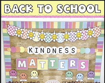 Friendship Bracelet Bulletin Board Kit | Kindness Classroom Decor | Back to School Teacher Display | Printable Classroom Theme