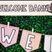 Editable Bunting Bulletin Board Welcome Banner Letters | Cactus and ...